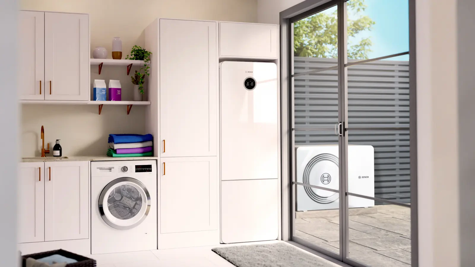 Bosch Compress split, ugrađen u prostoru