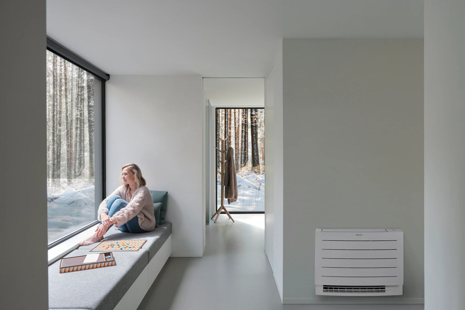 Daikin Perfera podna, ugrađen u prostoru