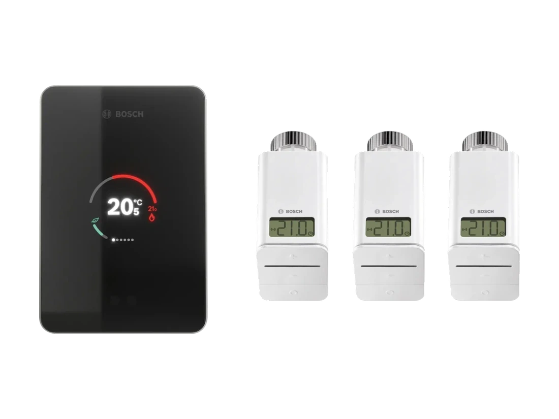 Bosch EasyControl set CT200 sa 3 radijatorska termostata, crna