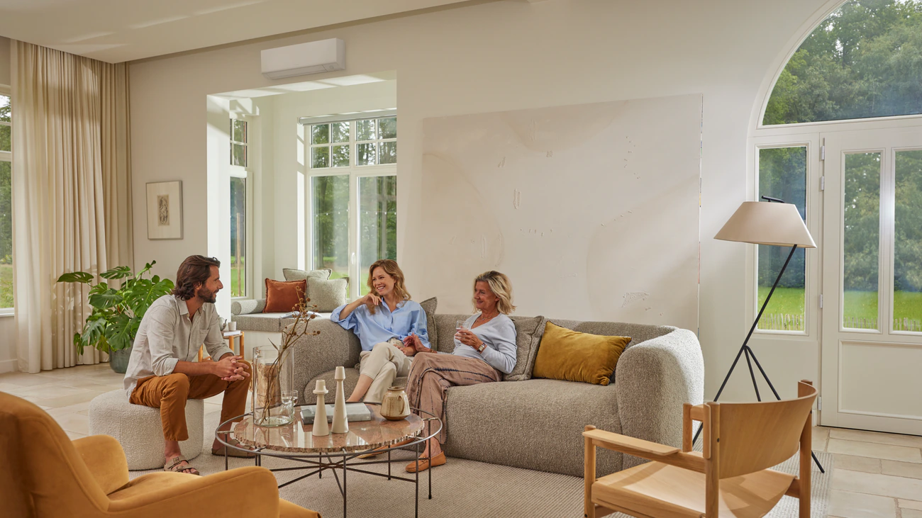 Daikin Perfera, ugrađen u prostoru